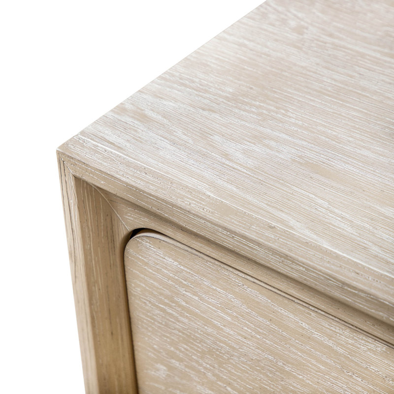 Demmer 2 - Drawer Nightstand in Beige