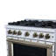 Cuisinière au gaz 36 po blanc Ambader