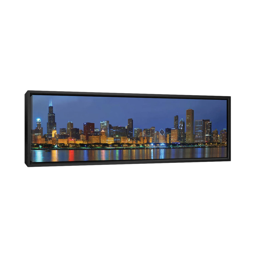 'Chicago Skyline' Photographic Print on Canvas East Urban Home 