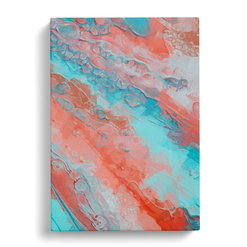 Missing You Abstract - Wrapped Canvas, 50cm H x 35cm W x 3cm D