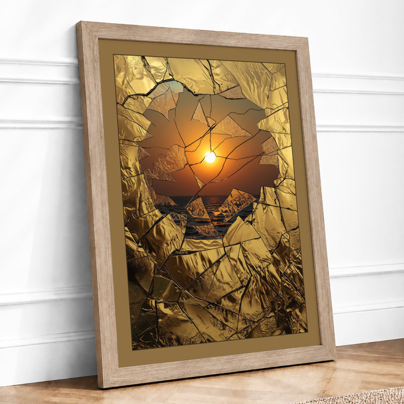Sun Through Leaves Botanical - Print, A1 - 84.1 x 59.4 cm, Oak