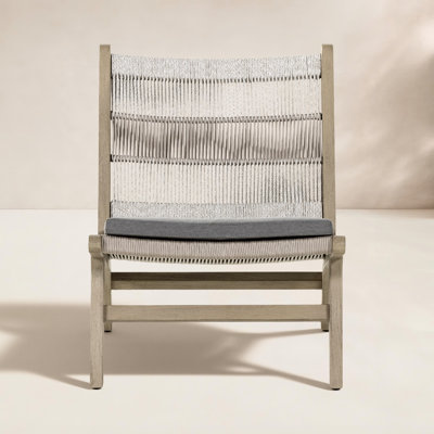 Shea Outdoor Armless Lounge Chair