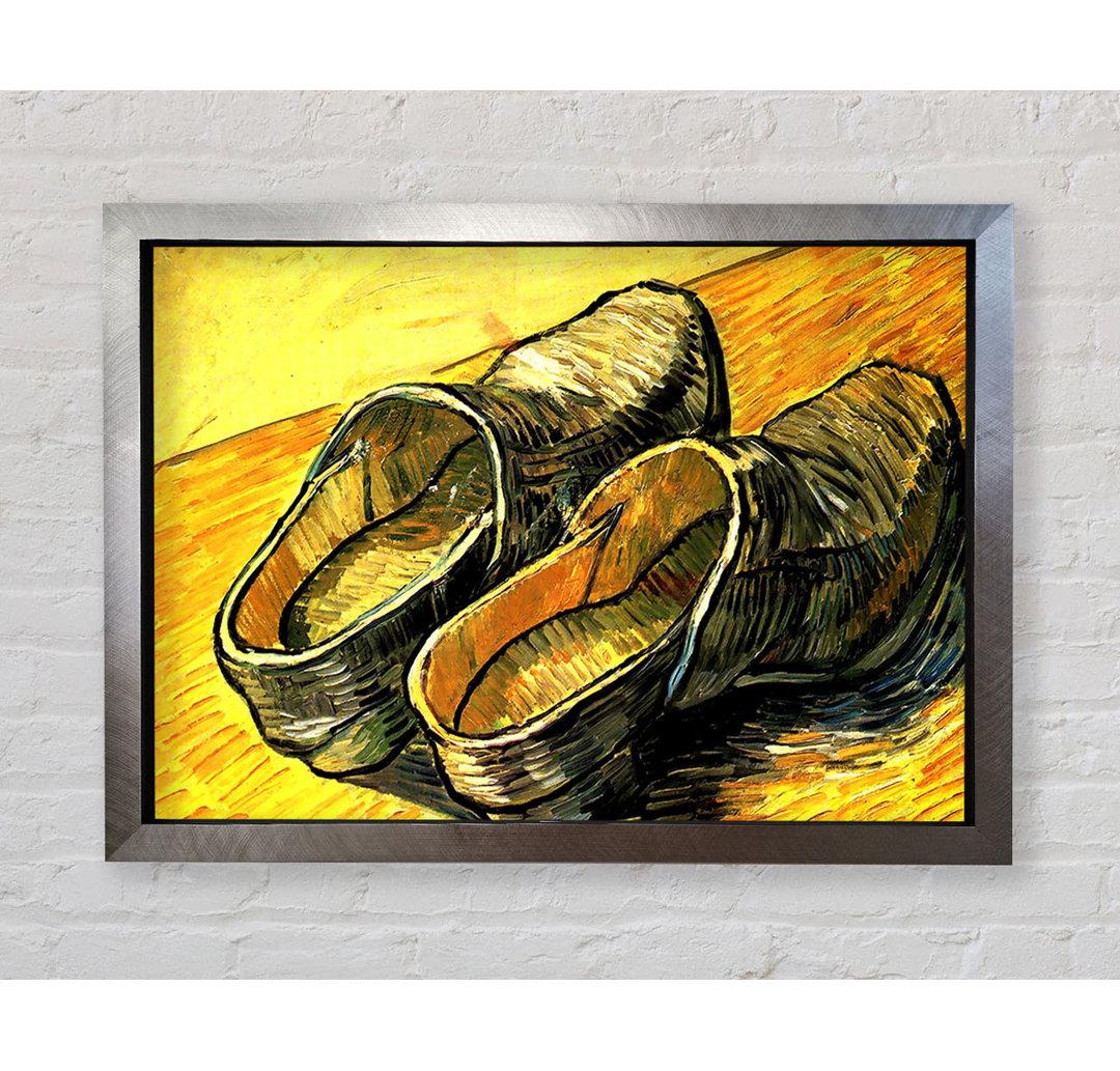 Van Gogh Ein Paar Lederclogs - Druck