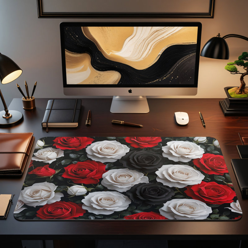 Polyester Desk Pad, 14.4x12.1