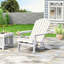 Chaise de patio pliante avec porte-gobelets, conception rustique pour la détente en plein air et l'efficacité de l'espace-1657460699