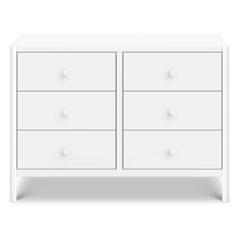 Birdie 6-Drawer Dresser, White