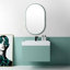 Metal Oval Wall Mirror-88626380