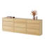 Buffet moderne 94,5 "avec 9 tiroirs, buffet multifonctionnel avec grand rangement et tablette réglable-132282084