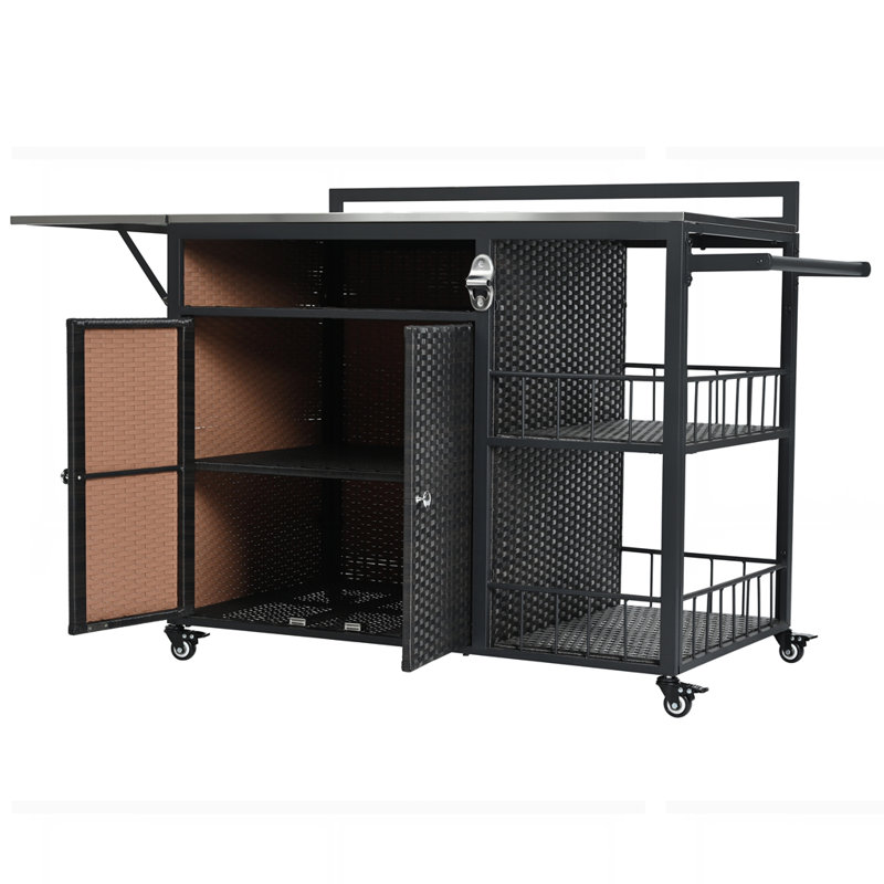 Îlot de cuisine extérieur 63,5 po