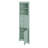 Triangular Corner Cabinet With Triple Drawers And Customizable Shelves-565974137