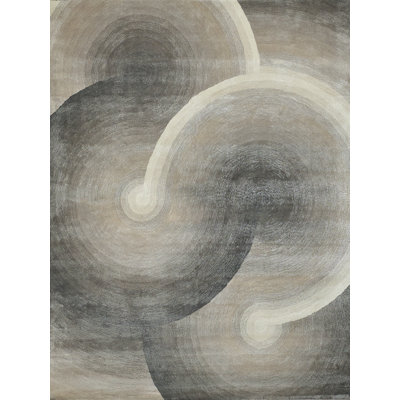 Mitomo Handmade Wool/Bamboo Silk Area Rug
