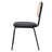 16" Wide Mid-Century Modern Farmhouse Rattan Backrest Leather Seat Dining Chairs-571178857-571178859