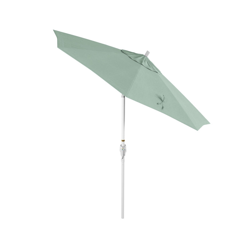 Parasol de marché 7,5', Sunbrella®, Blanc, Tissage uni Sunbrella® palette brume