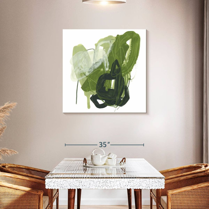 Jade Schematic I, 36" H x 36" W