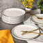 Ensemble d'assiettes en porcelaine Gibson Home Oslo - 8 pièces