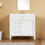 Meuble-lavabo moderne 36 "avec lavabo supérieur-101530199