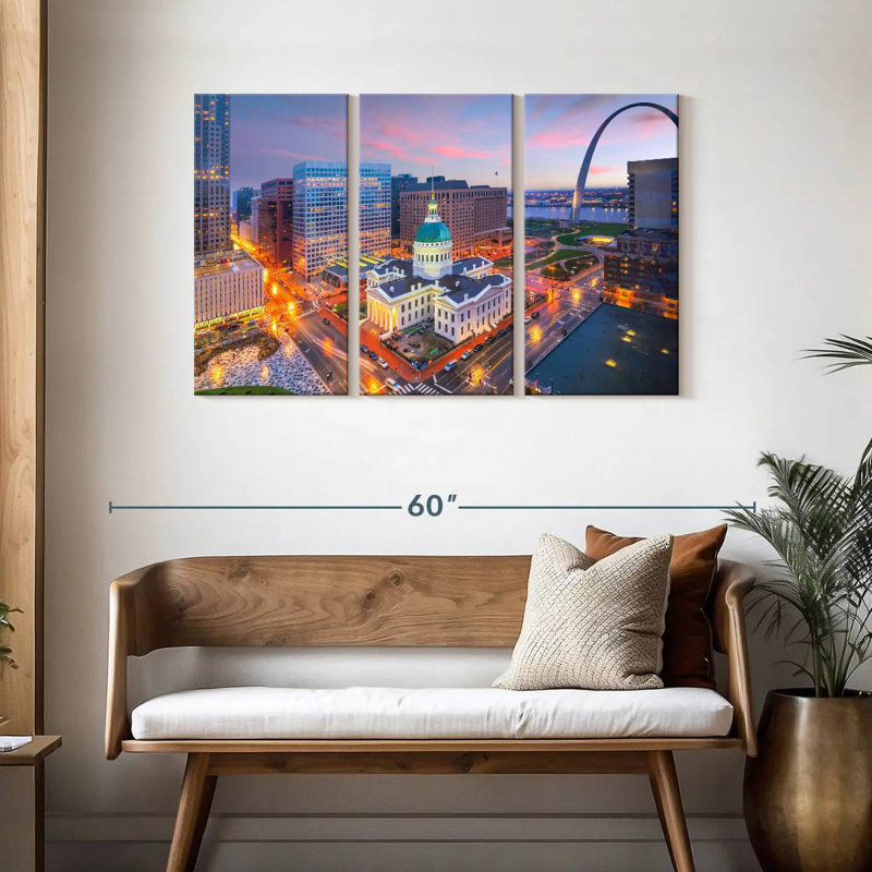 Missouri Cityscape, 28" H x 45" W