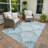 Machine Washable Indoor/Outdoor Chantille ACN2401 Coastal Rug-1402397692