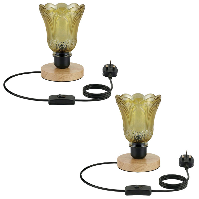 Wood Table Lamp