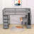 Heuss Kids Twin Loft Bed with Drawers-1005239313