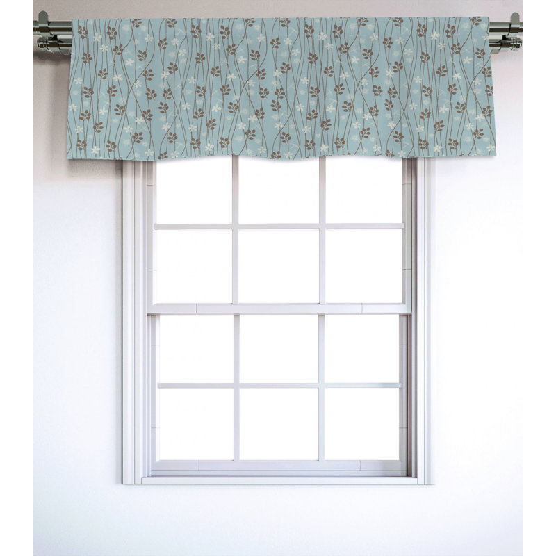 Sateen Ruffled Window Valance