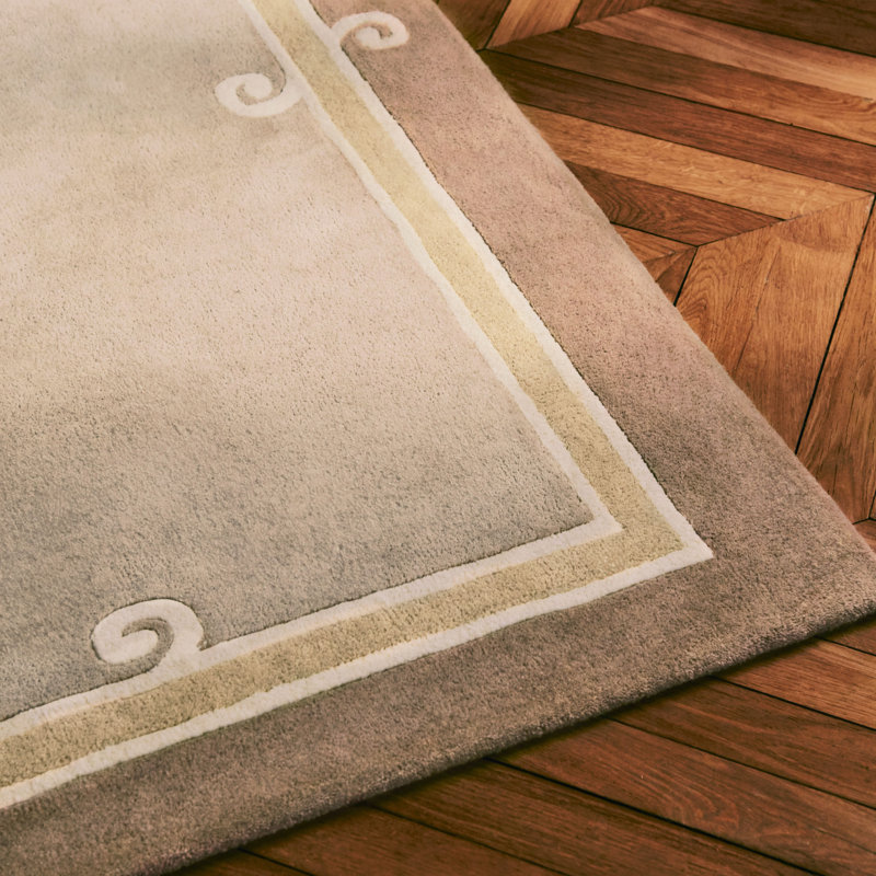 Syracuse Hand Tufted Wool Area Rug, Rectangle 8'2" x 11'4"