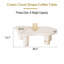 Table basse en bois en forme de nuage pour le salon-429270447-429270441