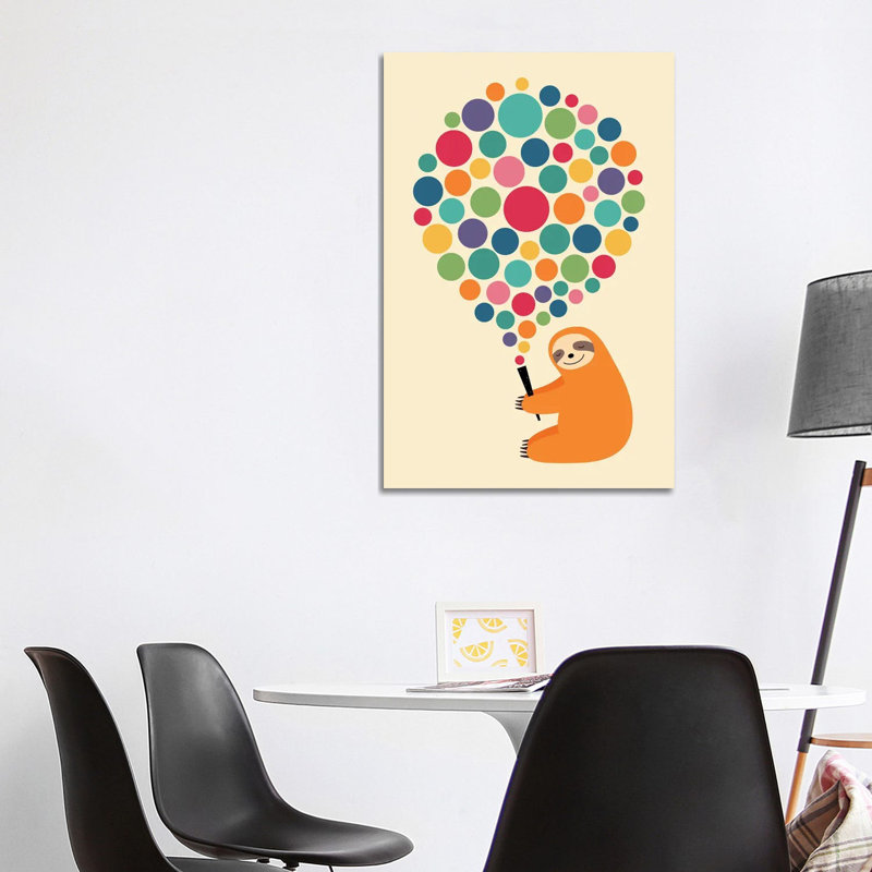 Cheer by Andy Westface - Wrapped Canvas Print, 101.6 cm H x 66.04 cm W x 1.91 cm D