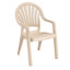 Chaise de patio empilable Pacific
