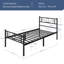 Metal Bed Frame with Headboard/Under-Bed Storage-872603585-872035661