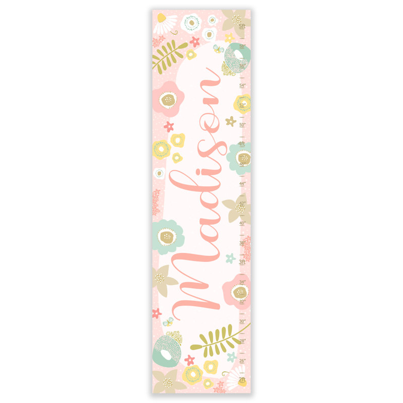 Charte de croissance personnalisable floral name Zimmerman, Oui
