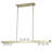 Raleigh 9 Light Horizontal Pendant - White Opal Glass-101100800