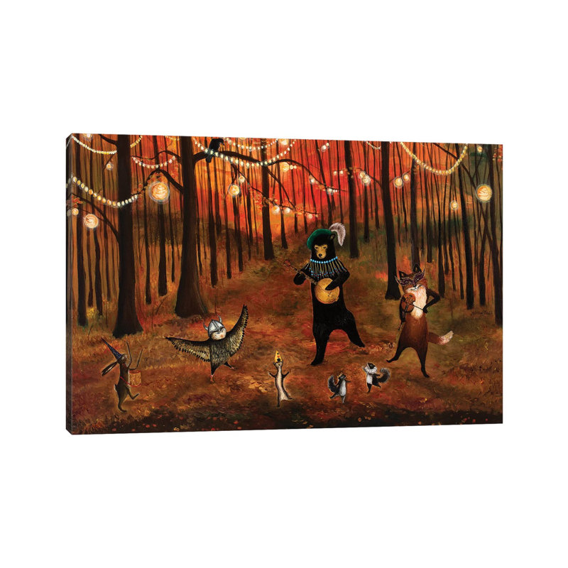 Autumn Splendor by Jahna Vashti - Wrapped Canvas Gallery-Wrapped Canvas Giclée, 20.32cm H x 20.32cm W