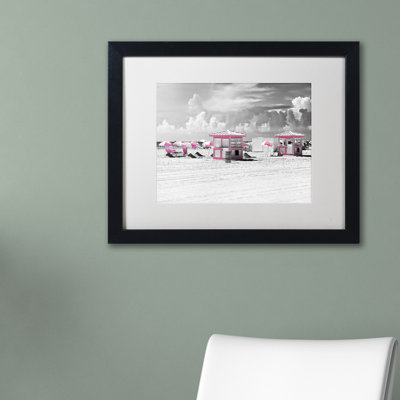 Photographie « rose beach abrite miami » par philippe hugonnard,, reproduction d’art sur toile encadrée