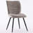 Chenille Fabric Upholstered Dining Chairs Metal Leg Side Chairs with Full Back for Kitchen Dining Room-2062736377