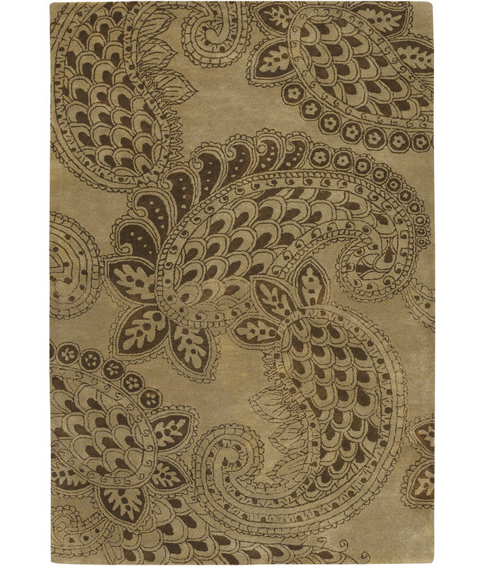 Tapis brun/brun clair mixte Grace, Tapis de couloir 2 pi 6 po x 7 pi 6 po