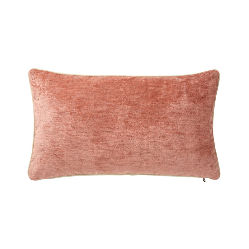 Orpheo Decorative Pillow, Dusty Rose, Rectangle 13"H x 22"W