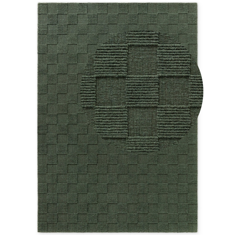 Villeroy & Boch Wool Rug Scala - Natural Living Room Rug with High-Low Texture for Living Room, Dining Room, Bedroom, and Hallway