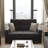 Convertible Storage Upholstered In Black Microfiber: Space Solution Microfiber With Storage: Transform Your Room Instantly