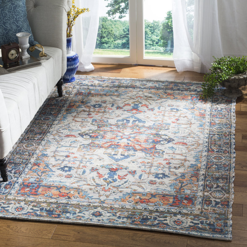 Joppatowne Hand Loomed Performance Geometric Rug, Rectangle 8' x 10'