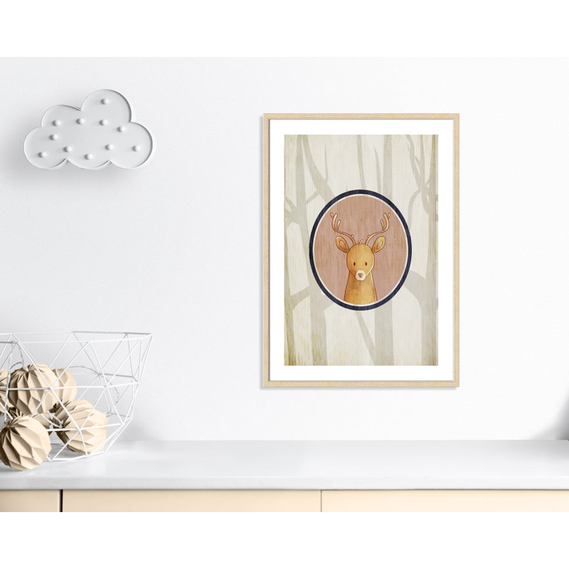Adhésif décoratif 3 pi, H 34,5 po x l 24,5 po x P 1,18 po, Encadré de boîte beige