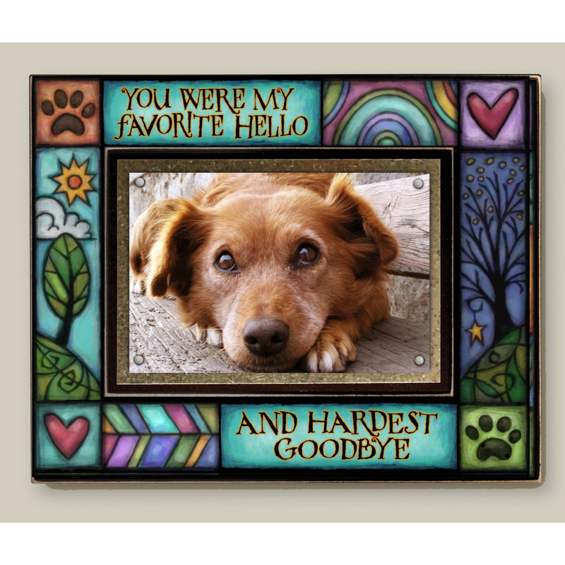 Beckham Blue Matte Picture Frame