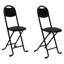 2 tabourets pliants légers avec rembourrage pour un repos détendu, de grands rassemblements intérieurs et extérieurs - Fabrication en métal, pieds en forme de X, revêtement en caoutchouc facile à ranger, aucun assemblage requis, poids de 200 lb-2024188701