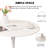 31.5 inch Round Pedestal Dining Table,White-540107818-536904516