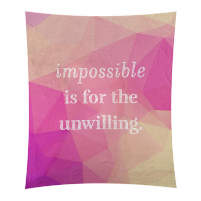Tapisserie quote-en polyester en faux gemme