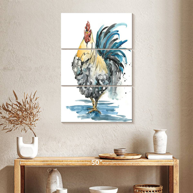 Brampt Rooster Splash II, 38" H x 24" W