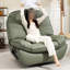 Fauteuil inclinable ergonomique pivotant à 360 ° avec rangement-107360761