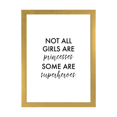 All Girls are Superheroes-impression d’art textuel