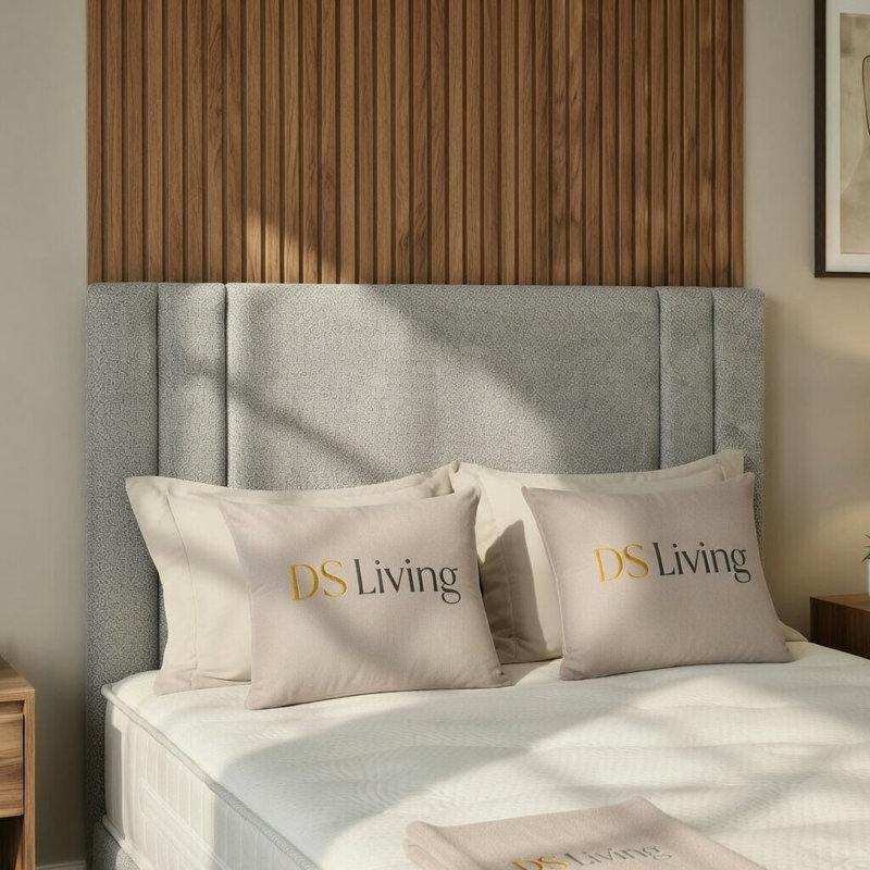 Velora Stone Divan Double Bed, Single, Stone