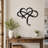 Infinity Heart Metal Wall Decor, Romantic Love Design